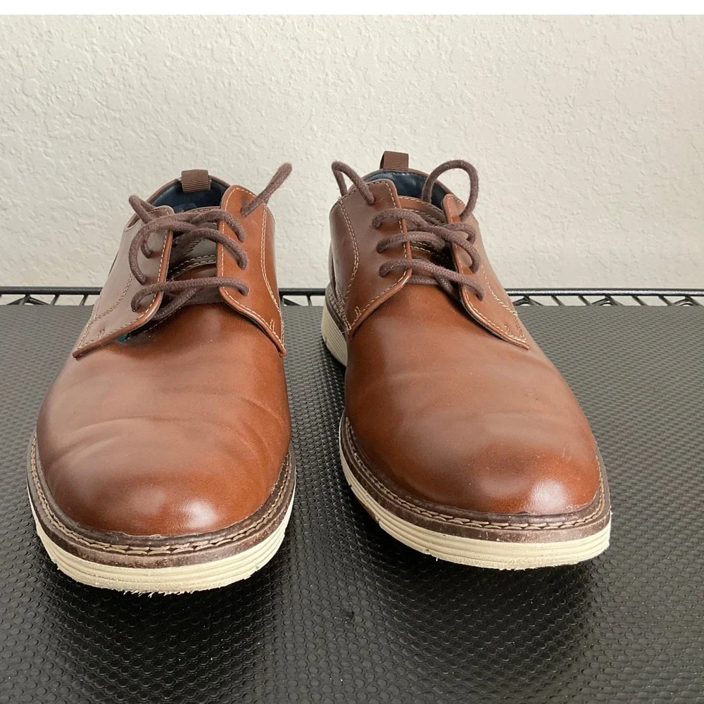 Dockers Easedale Brown Mens Oxford Shoes 10.5M 90-81502 Supreme Comfort Lace Up
